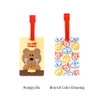 4 options - ROMANE Brunch Brother Silicone Luggage Name Tag Ver4