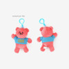 02 Good Luck - Pink - Dailylike Baby Jelly Bear Plush Keyring