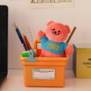 02 Good Luck - Pink - Dailylike Baby Jelly Bear Plush Keyring