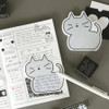 Grey - Iconic Doodle Shape Memo Pad
