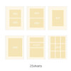 white Self Adhesive paper 25 sheets - Iconic Collect Self Adhesive Photo Album
