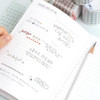 Usage example of Wanna This Peppe Kiss Cut Hangul Sticker Tape Roll