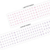 Color - Wanna This Fat Kiss Cut Hangul Sticker Tape Roll