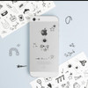Usage example of Wanna This Crooked Drawing Kiss Cut Sticker Roll