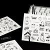 Usage example of Wanna This Crooked Drawing Kiss Cut Sticker Roll