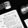 Usage example of Wanna This Crooked Drawing Kiss Cut Sticker Roll