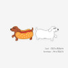 02 Hot Dog - Dailylike Shape Card Set 01-04