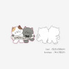03 Fat Cat - Dailylike Shape Card Set 01-04