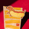 02 Hot Dog - Dailylike Shape Card Set 01-04