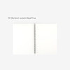 01 Blue(Blank) - Dailylike Our Own Season A5 Blank And Grid Notebook