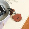 02 Poodle - Dailylike Animal Acrylic Keyring with Ballchain 01-02