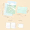Set of 4 Letter papers and 2 Envelopes - Dash And Dot Bodri Letter And Envelope Set