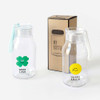 Package - Bookfriends Lucky Smile 300ml Clear Bottle With Strap