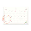 Front Dated Calendar - Indigo 2026 Prince Stroy A4 Desk Calendar