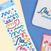 Usage example - Confetti glitter hologram removable sticker
