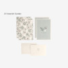 21 Greenish Garden - Dailylike Daily Letter And Envelope Set 21-24