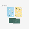 24 Lucky Dog - Dailylike Daily Letter And Envelope Set 21-24