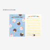23 Bichon & Poodle - Dailylike Daily Letter And Envelope Set 21-24