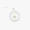 01 Bichon - Dailylike Bichon & Poodle Clear Circle Zipper Pouch