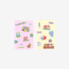 Front - Dailylike My Buddy Point Sticker Mini Grid Notebook Set