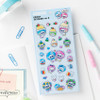 Usage example of Romane Brunch Brother Rururara Epoxy Sticker