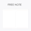 Free Note - Indigo 2026 Prism Mellow Leather B6 Dated Daily Diary
