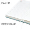 Detail of Indigo 2026 Prism Mellow Leather B6 Dated Daily Diary