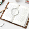 Usage example of Bookfriends Clover Pattern Canvas Cotton Book Cover