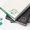 Cute embroidered - Bookfriends Miso Embroidered Canvas Cotton Book Cover