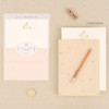 Dandelion bunny - Dash and Dot Garden Walk Letter with Envelope Set