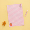 Back Dailylike Jelly Bear Happy Birthday Letter And Envelope Set