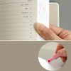 Self-coloring index tabs - Iconic Souvenir B6 Lined Notebook With Band