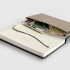 Interior pocket - Iconic Souvenir B6 Lined Notebook With Band