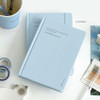 Soft Blue - Iconic Souvenir B6 Lined Notebook With Band