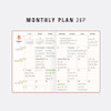 Monthly Plan - Antenna Shop 2026 Table Talk A6 Dated Monthly Planner