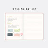 Free Note - Antenna Shop 2026 Table Talk A6 Dated Monthly Planner