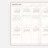 Yearly Note - Antenna Shop 2026 Table Talk A6 Dated Monthly Planner