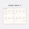 Yearly Note - Antenna Shop 2026 Table Talk A6 Dated Monthly Planner