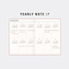 Yearly Note - Antenna Shop 2027 Table Talk A6 Dated Monthly Planner