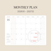 Monthly Plan - Indigo 2027 Official B5 Dated Monthly Planner Scheduler