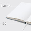 100gsm paper & Ribbon bookmark - Indigo 2026 Prism Mellow Leather A5 Dated Weekly Planner