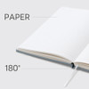 100gsm paper & Opens Flat - Indigo 2027 Prism Mellow Leather A5 Dated Weekly Planner