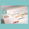 Monthly Calendar - Gunmangzeung 2026 World Wide Scheduler Desk Calendar