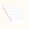 Planner Pages - Indigo 2027 Prism Horizontal Dated Weekly Desk Planner