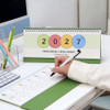 Indigo 2027 Prism Horizontal Dated Weekly Desk Planner