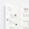 August weekly spread in the Byfulldesign 2027 Notable Memory planner, decorated with Korean notes, stickers and an aquarium sketch.
