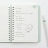 Lined Note - Byfulldesign 2026 Notable Memory Twin-Wire Handy Dated Monthly Planner