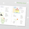 Monthly Check - Dash and Dot 2026 Luminary Dated Monthly Planner