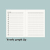 Yearly Graph - GMZ 2026 The Memo Life Compact Dated Monthly Planner