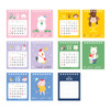 The 12 Animals - Bookfriends 2026 My Pocket Desk Calendar